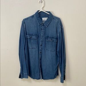 Goodfellow & Co Blue Casual Button Down Shirt